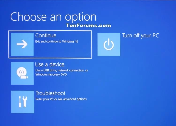 How to Access the Windows Recovery Environment from USB